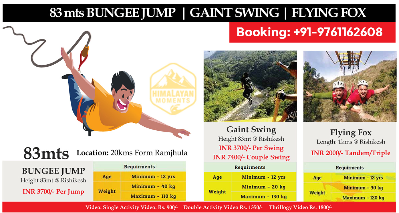 Bungee Jumping in Rishikesh